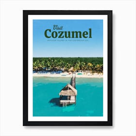 Visit Cozumel Art Print