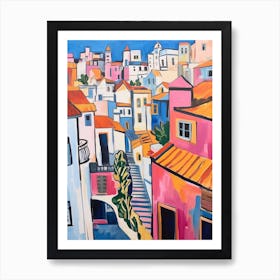 Lisbon Portugal 1 Fauvist Painting Art Print