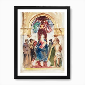 Madonna And Child And Saints, John Singer Sargent Art Print