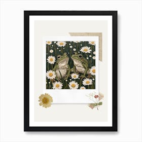 Scrapbook Frogs And Toads Fairycore Painting 1 Art Print