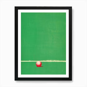 Badminton Court Art Print