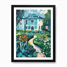 Mirabell Palace Gardens, Austria, Painting 1 Art Print