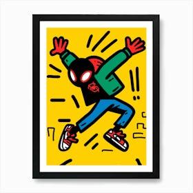 spider man Miles morales Art Print
