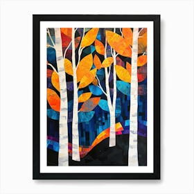 Birch Trees 7 Poster