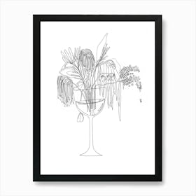 The Wine Runs Out Art Print