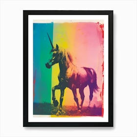Unicorn Polaroid Inspired 1 Art Print