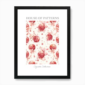 Coquette Disco 5 Pattern Poster Art Print