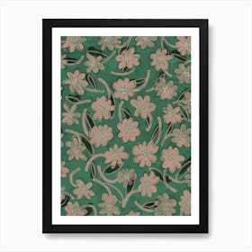 Cute Flower Pattern Art Print