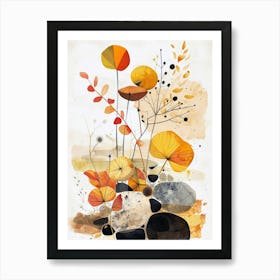 Autumn Flowers 1 Art Print