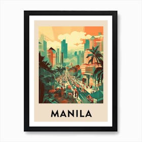 Manila 3 Vintage Travel Poster Art Print