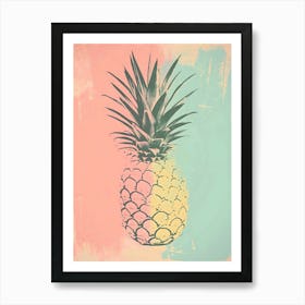 Pineapple Canvas Print 1 Art Print