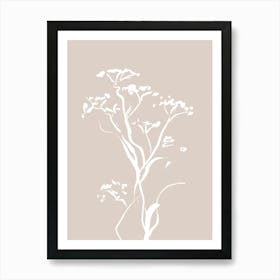 Lily Of The Valley Scandinavian Abstract Art Print