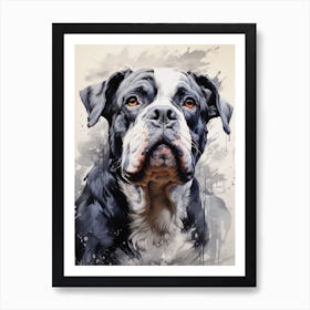 Boxer Dog 1 Art Print