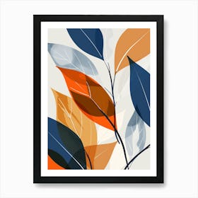 Abstract Leaves 3 Art Print