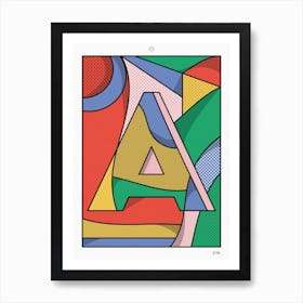 The A Art Print