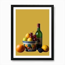 Bowl Of Fruit Art Print