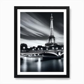 Eiffel Tower In Paris 8 Art Print