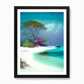 Mafia Island Tanzania Soft Colours Tropical Destination Art Print
