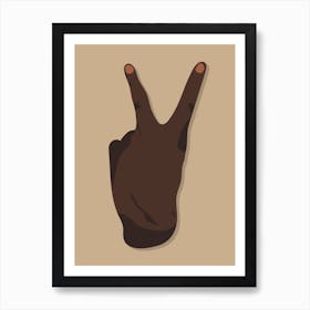 Peace Sign Art Print