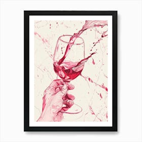 Glass Of Wine Art Print