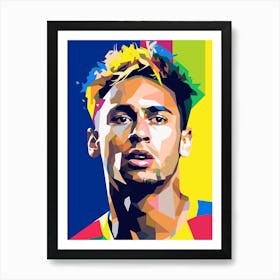 Neymar Art Print