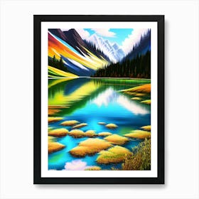 Mountain Lake 33 Art Print