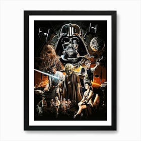 Star Wars Star Wars movie Art Print