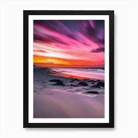 Sunset On The Beach 893 Art Print