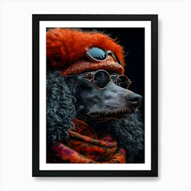 Poodle Art Print