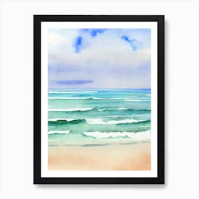 Boracay Beach 3, Philippines Watercolour Art Print