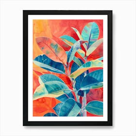 Tropical Leaves 142 Art Print