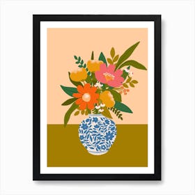 Floral Vase Art Print