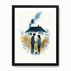 House In The Woods Art Print