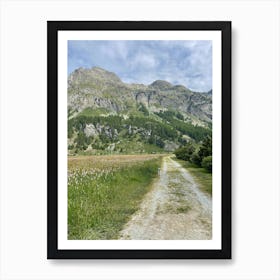 A Dog in Switzerland Art Print