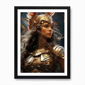 Athena Greek Mythology Art Print