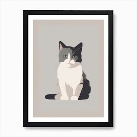 Cat Print Art Print