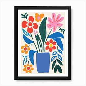 Flowers In A Vase 80 Art Print