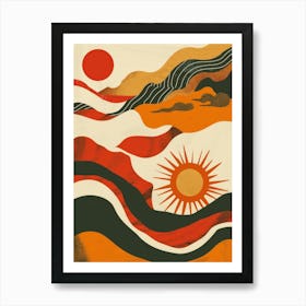 Sand And Sun Art Print