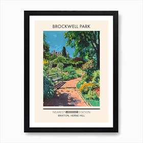 Brockwell Park London Parks Garden 3 Art Print