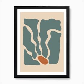 Abstract Botanical  Art Print