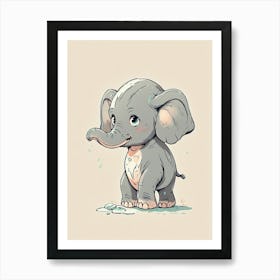 Default Draw Me A Photorealistic Digital Painting Of A Baby El 1 Art Print