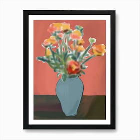 Flowers In A Vase 1 Art Print