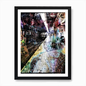 Trains Stations And Strummer Art Print