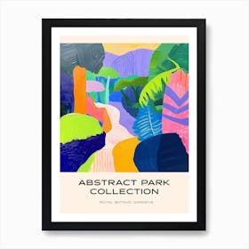 Abstract Park Collection Poster Royal Botanic Gardens Sydney 4 Art Print