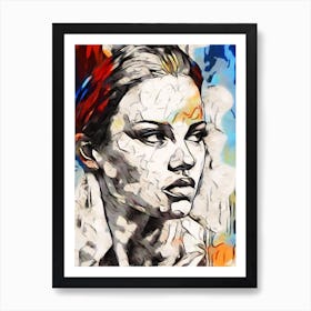 Portrait Of A Woman 60 Art Print