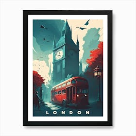 London Uk England Travel Art Print