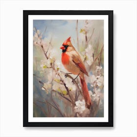 Bird Painting Cardinal 3 Art Print