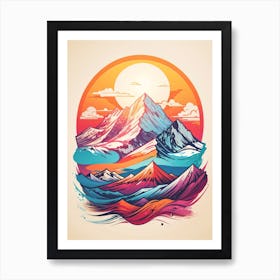 Mountain Landscape 4 Art Print