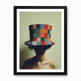Retro Crochet Hat Photography Art Print