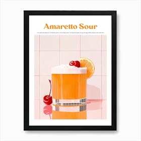 Boho Poster Club 1 Amaretto Sour Art Print